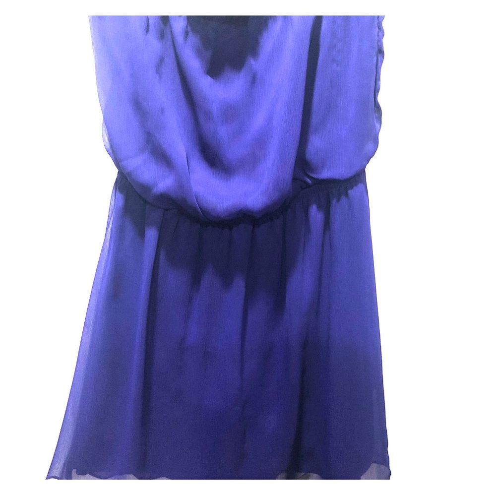 Strapless summer dress.